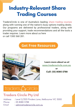 Industry-Relevant Share Trading Courses