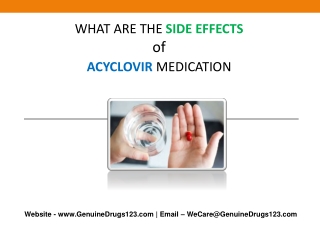 What are common side effects of Acyclovir