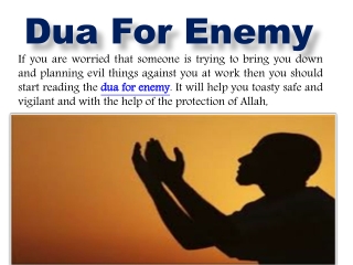 Dua for Enemy  91-75089-15833 (24 X 7 Services) Astrologer