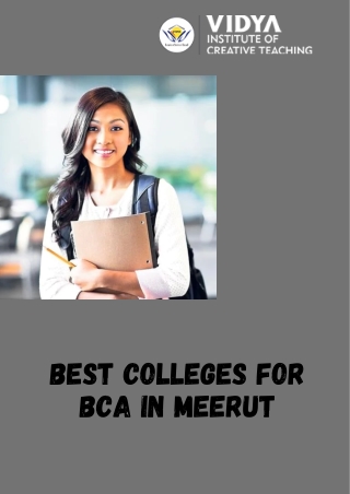 Best Colleges for BBA in Meerut | Best BBA College in Meerut