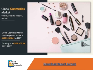 Cosmetics Market Expected to Reach $463.5 Billion by 2027—Allied Market Research