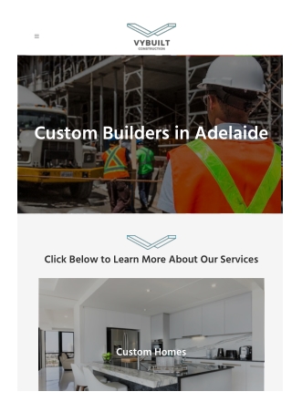 Custom Builders in Adelaide