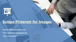 Scrape Pinterest for Images