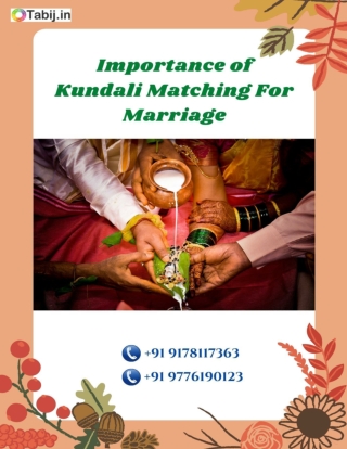 Importance of Kundali Matching For Marriage-tabij.in_