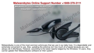 How to Fix Malwarebytes not Updating on Window 10 +1 (888) 324-5552