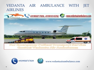 Best Air Ambulance in Gorakhpur | Vedanta Air Ambulance in Gorakhpur