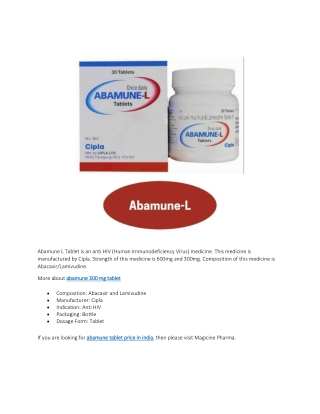 Abamune L tablet