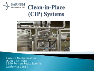 Clean-in-Place System