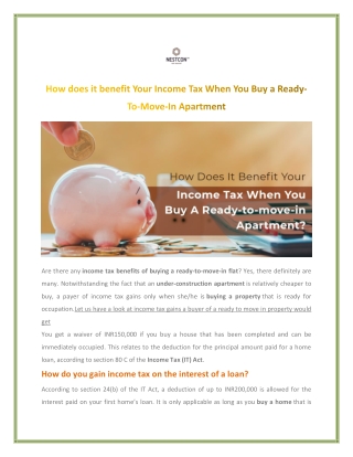 How-Does-It-Benefit-Your-Income-Tax-When-You-Buy-a-Ready-To-Move-In-Apartment