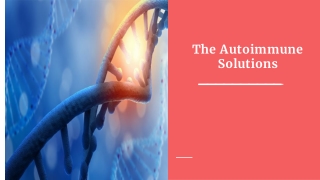 Autoimmune Disorder and Solutions _ theDr.com