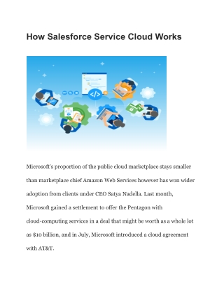 How Salesforce Service Cloud Works