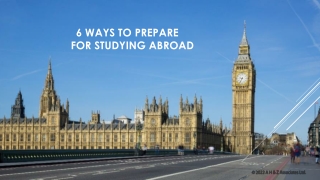 6 Ways to Prepare for Studying Abroad