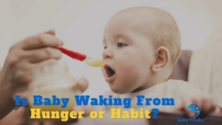 Is baby waking from hunger or habit