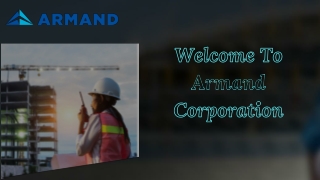 Armand Corporation - Changing Lives for Good