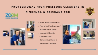 Professional High Pressure Cleaners in Pinkenba & Brisbane CBD