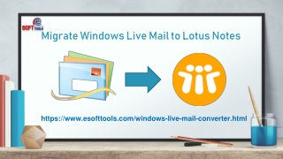Migrate Windows Live Mail To Lotus Notes