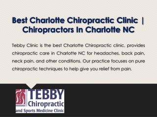 Best Charlotte Chiropractic Clinic | Chiropractors In Charlotte NC