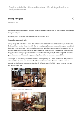antique furniture
