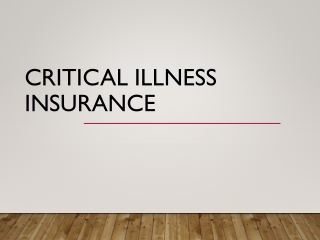 Critical Illness Insurance