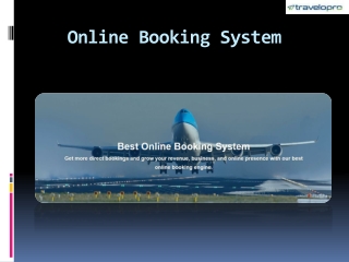 Online Booking System