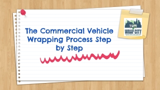 The Commercial Vehicle Wrapping Process Step by Step