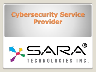 Cybersecurity Service Provider