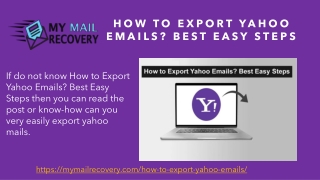 How to Export Yahoo Emails - Best Easy Steps