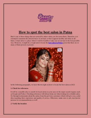 Bridal Makeup | Best Parlour | Hair Rebonding