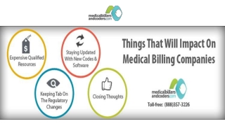 Things That Will Impact On Medical Billing Companies