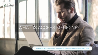 Accessmedicine Subscription