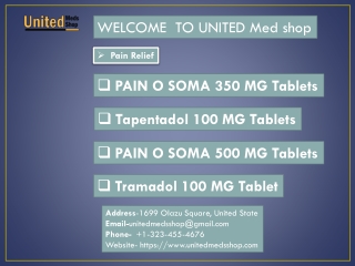 Tramadol 100 Mg Tablet treats moderate to severe pain