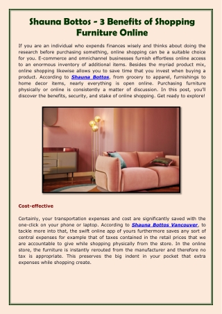 Shauna Bottos - 3 Benefits of Shopping Furniture Online-converted