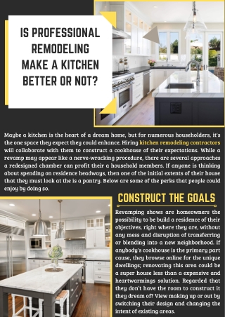 Brighten Your Kitchen By Remodeling Experts