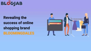 Revealing the success of online shopping brand BLOOMINGDALES