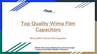 Top Quality Wima Film Capacitors