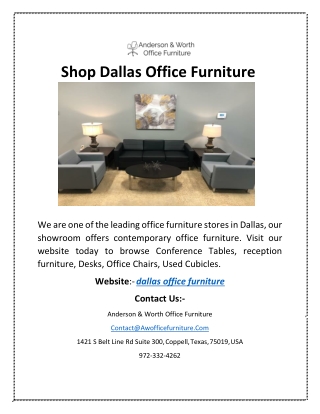 Shop Dallas Office Furniture