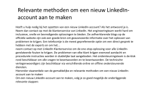 Linkedin Bellen