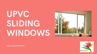 UPVC Sliding Windows