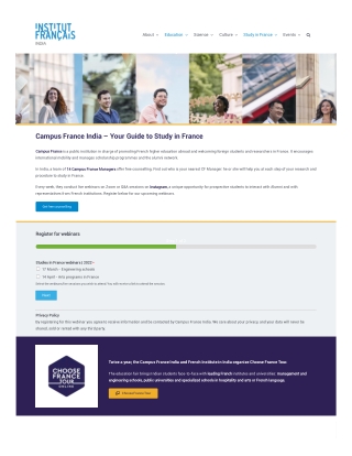 Study in France - 1st Edition of French Education Fair 2022