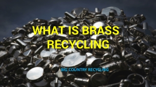 What is Brass Recycling