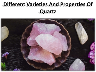 Quartz Crystal Habit and Structure