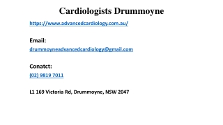 What Do Cardiologists Drummoyne Do?