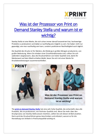 Was ist der Prozessor von Print on Demand Stanley Stella und warum ist er wichtig (2)