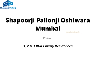 Shapoorji Pallonji Oshiwara Mumbai E-Brochure Download