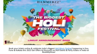 Biggest Holi Music Festival in India