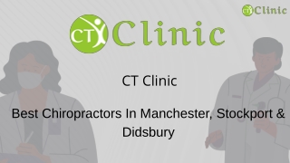 Best Chiropractor in Manchester, Didsbury & StockPort