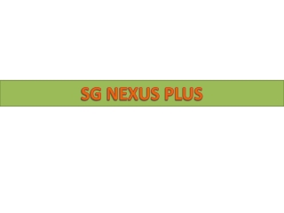 SG NEXUS PLUS