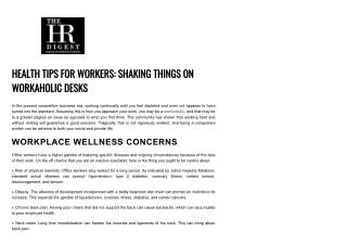 How to Get Rid of Workplace Health Issues Caused by Desk Jobs