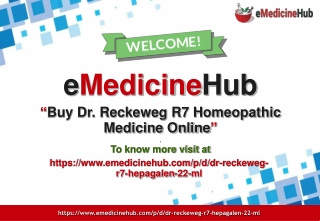 Buy Dr Reckeweg R7 Homeopathic Medicine Online