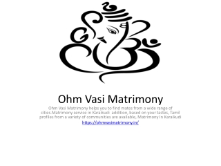 ohmvasimatrimony